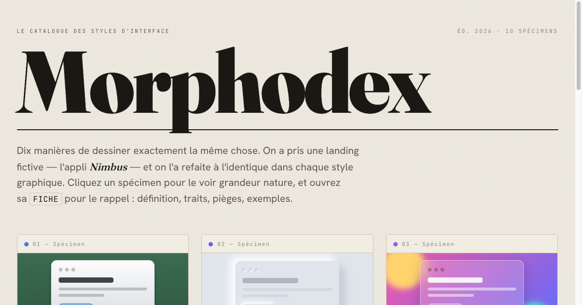 Morphodex